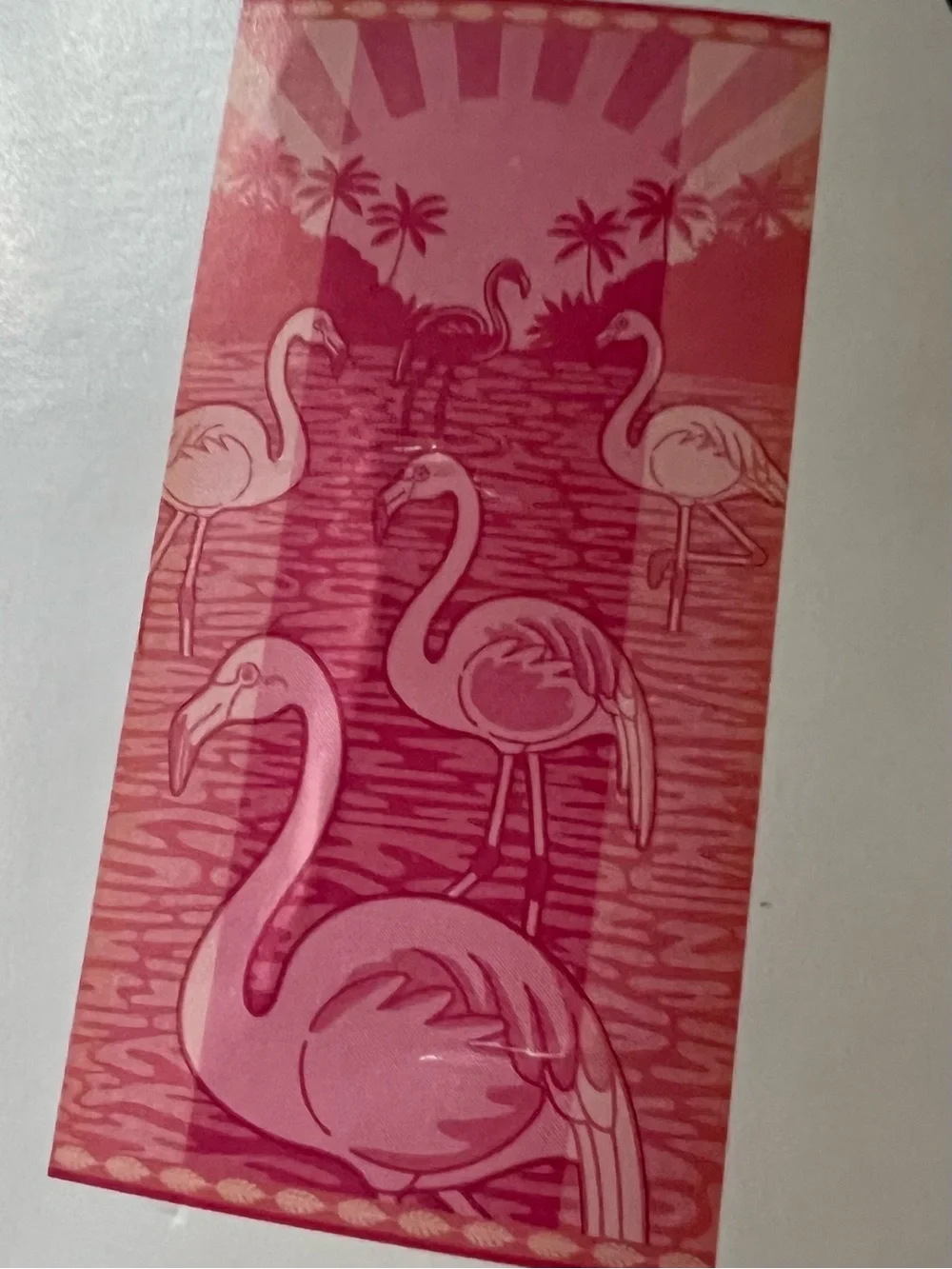 The Big One Pink and Orange Oversized Beach Towel NEW NEW NEW